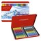 Caran d'Ache Neocolor II Aquarelle Water-Soluble Wax Pastel Tin Set of 40, Assorted Colors